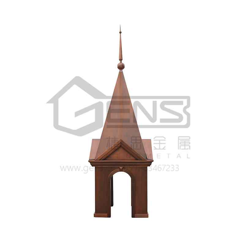 铜尖顶 塔尖 铜避雷针 GBGLR01015