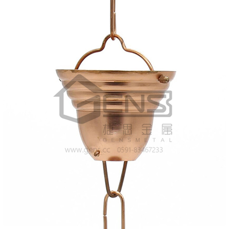 钟鸣古朴铜雨水链 装饰雨水链 GBGRC01018