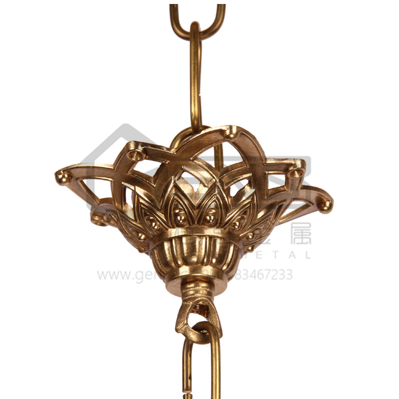 宫廷雕花镂空铜雨链 装饰排水链 GBGRC02002