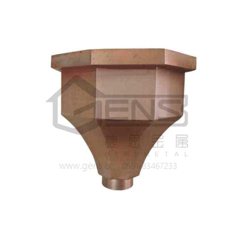铜雨水漏斗 金属排水管件 GBGCH01003