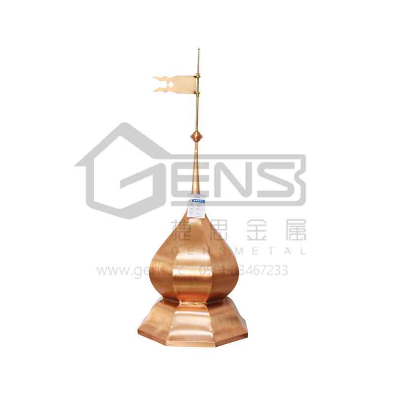 铜尖顶 塔尖 铜避雷针 GBGLR01013